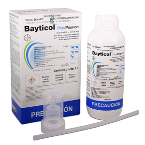 Bayticol Dip 3% 1 LITRO 3% actúa a nivel del sistema nervioso de las garrapatas, provocando graves alteraciones.