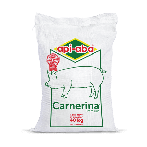 Carnerina No. 2 -api aba Formula balanceada para cerdos entre 70 y 150 días o desde los 35 kilogramos de peso y hasta su salida al mercado.