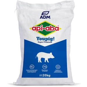 Youpig! 4 inicio 20 kg Indicado para lechones entre 50 a 70 días o de 16 a 30kg Altamente palatable para el lechón por su sabor frambuesa.