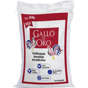 Gallo de oro - Entrenamiento 20 kg Mezcla de 14 granos que ofrecen energía para un buen desempeño físico y atlético.plejo Energy-Max.