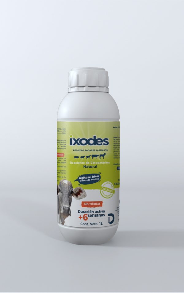 IXODES repelente natural (orgánico) de ectoparásitos 1 litro