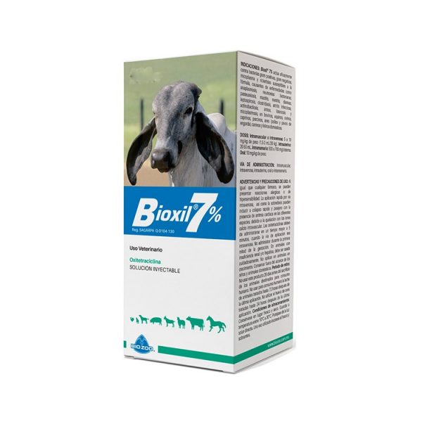 Bioxil® 7 % es un antimicrobiano de amplio espectro indicado para el tratamiento y control de neumonías bacterianas.