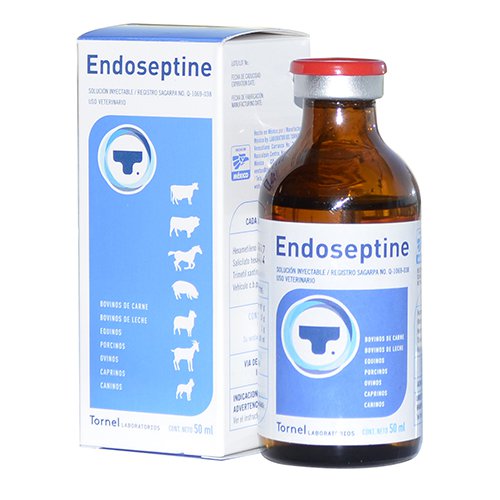 ENDOSEPTINE 50 ML Antiséptico y estimulante de vías biliares y urinarias Solución Inyectable.