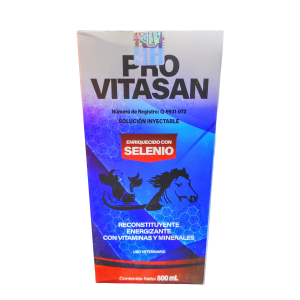 PRO-VITASAN Reconstituyente energizante con vitaminas y minerales enriquecido con selenio.