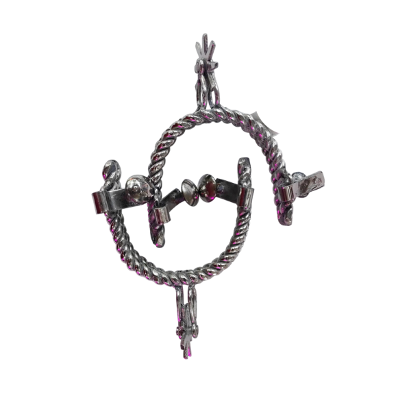Espuela Forzal Da click aquí para realizar tu pedido Espuela forzal 1 par de diseño artesanal, acero inoxidable.